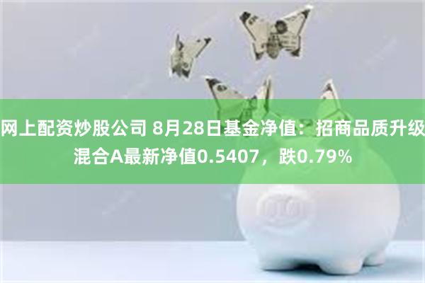 网上配资炒股公司 8月28日基金净值：招商品质升级混合A最新净值0.5407，跌0.79%